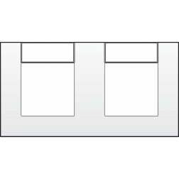 Afdekpl Tweevoudig 71 White White 101-76801