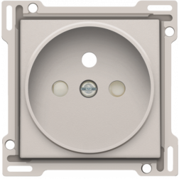 Centraalplaat stopcontact 21mm Light Grey 102-66101