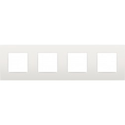 Afdekplaat 4-voudig 71mm Intense White 120-76400