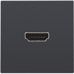 Afwerking HDMI-HDMI Athracite 122-69417