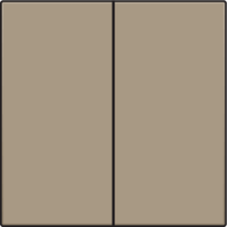 Set tweevoudige drukknop voor slimme schakelaar Bronze 123-31004