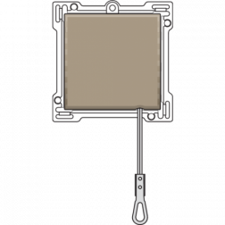 Afwerkingsset Trekschakelaar Bronze 123-63606