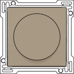 Afwerkingsset 1-2-3 Draaischakelaar Motor Bronze 123-65936