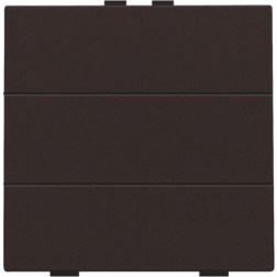 Home Control Zesvoudige Drukknop Dark Brown 124-51006