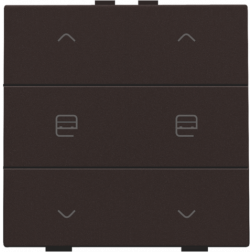 Home Control Tweevoudige Motorbediening Dark Brown 124-51036