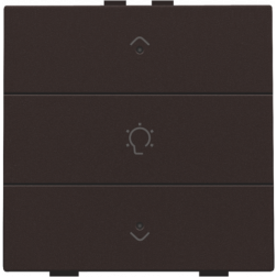 Home Control Dimbediening + LED Dark Brown 124-52043