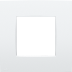 Afdekplaat Intense lunar white coated 137-76100