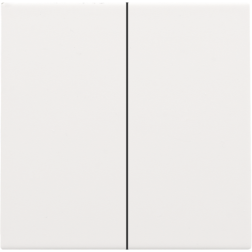 Set tweevoudige drukknop voor slimme schakelaar White Coated 154-31004