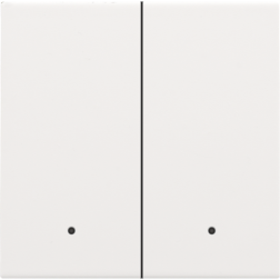 Set tweevoudige drukknop voor slimme schakelaar met feedback White Coated 154-32004