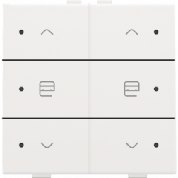 Home Control Dubbele Motorsturing + LED White Coated 154-52036
