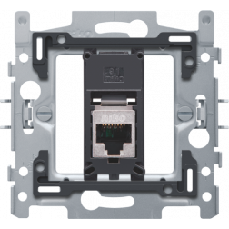 Inbouwraam 1 x RJ45 STP CAT5E klauw  170-65155