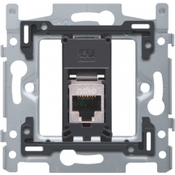 Inbouwraam 1 x RJ45 STP CAT5E schroef  170-65255