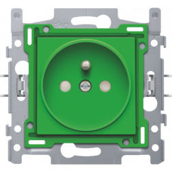 Stopcontact set 21mm Green 197-66100