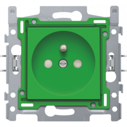 Stopcontact set 28,5mm Green 197-66600