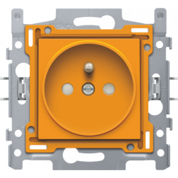 Stopcontact set 21mm Oranje 198-66100