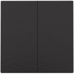 Set tweevoudige drukknop voor slimme schakelaar Piano Black Coated 200-31004