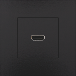 Afwerking HDMI-HDMI Piano Black Coated 200-69417