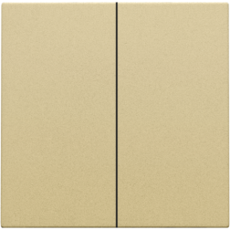 Set tweevoudige drukknop voor slimme schakelaar Alu Gold Coated 221-31004