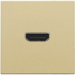 Afwerking HDMI-HDMI Alu Gold Coated 221-69417