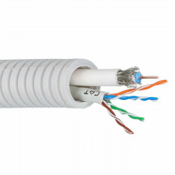 Buis flexibel coax + UTP 5E