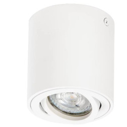 Opbouwspot rond GU10 WIT
