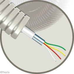 Buis flexibel ALARM 4x0,22
