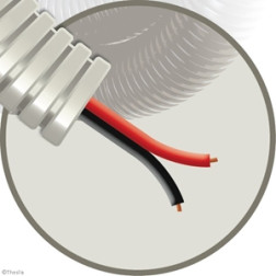 Buis flexibel luidspreker 2x0,75