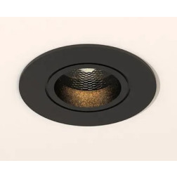 Inbouwspot rond GU10 ZWART