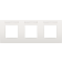 Afdekpl Drievoudig 71 White Intense White 120-76702