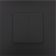 Home Control Tweevoudige Drukknop Piano Black Coated 200-51002