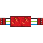 06-012-20-2 x Contactdoos 2P+A 45 x 45/Sleutel  06-012-20-Niko