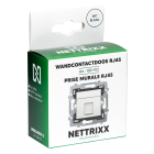 NTX100103-Wandcontactdoos RJ45 WIT Niko-compatibel-Nettrixx Multimedia
