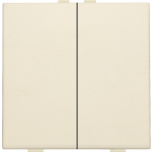 100-51002-Home Control Tweevoudige Drukknop Creme 100-51002-Niko