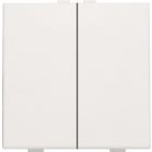 101-51002-Home Control Tweevoudige Drukknop White 101-51002-Niko