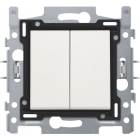 101-62600-Dubbele wisselschakelaar set  White 101-62600-Niko