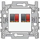 101-69700-Aansl 2Xspringconnector White 101-69700-Niko