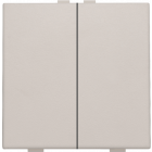 102-51002-Home Control Tweevoudige Drukknop Light Grey 102-51002-Niko