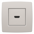 102-69416-Afwerkset HDMI Schroef Light Grey 102-69416-Niko