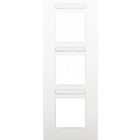 120-76701-Afdekpl Drievoudig 71 White Intense White 120-76701-Niko