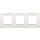 120-76702-Afdekpl Drievoudig 71 White Intense White 120-76702-Niko