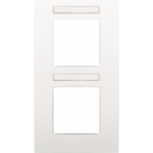 120-76801-Afdekpl Tweevoudig 71 White Intense White 120-76801-Niko