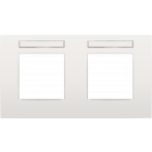120-76802-Afdekpl Tweevoudig 71 White Intense White 120-76802-Niko