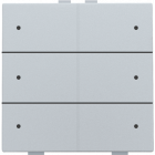 121-52006-Home Control Zesvoudige Drukknop + LED Sterling 121-52006-Niko