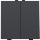 122-51002-Home Control Tweevoudige Drukknop Athracite 122-51002-Niko