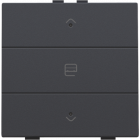 122-52033-Home Control Zesvoudige Drukknop + LED Athracite 122-52033-Niko