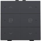 122-52036-Home Control Dubbele Motorsturing + LED Athracite 122-52036-Niko