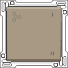123-61106-Toets met ventilatieaanduiding Bronze 123-61106-Niko
