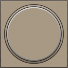 123-64006-Drukknop set zonder symbool Bronze 123-64006-Niko