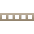 123-76005-Afdekplaat 5-voudig 71mm Bronze 123-76005-Niko