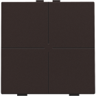 124-51004-Home Control Viervoudige Drukknop Dark Brown 124-51004-Niko